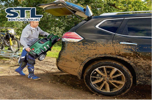 may rua xe bosch advanced aqt 160 co thiet ke nho gon