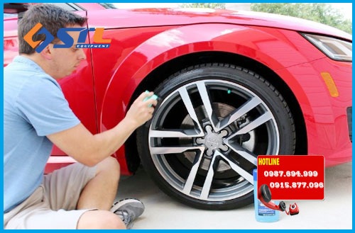 chai gel duong den va bong lop xe sonax xtreme tyre gloss gel 235100 250ml