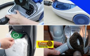 huong dan cach ve sinh may hut bui cuc nhanh cuc sach