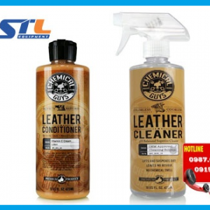 bo san pham ve sinh chemical guys leather cleaner conditioner 16oz