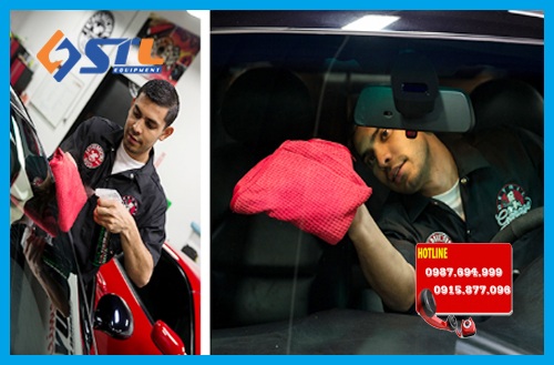 khan lau kinh xe chemical guys glass and window waffle weave towel 40cm x 60cm