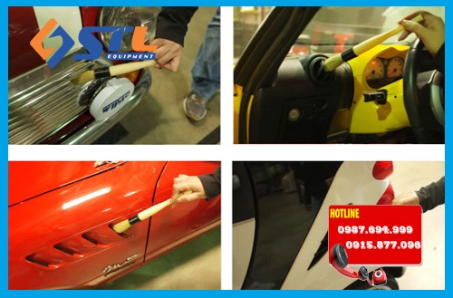 co long de mem min ve sinh xe cao cap chemical guys the goat brush