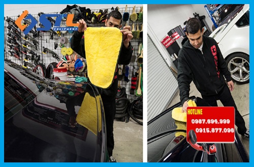 khan lau xe rat mem va tham hut nhanh 2 mat microfiber max chemical guys 40cm x 40cm