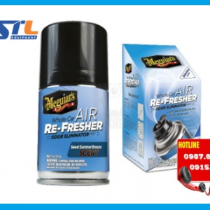 dung dich meguiars whole car air re fresher summer breeze scent g16602 71g