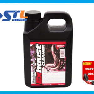 dung dich tay gi set ve sinh co bo cuc manh lube71 exhause cleaner 1 lit