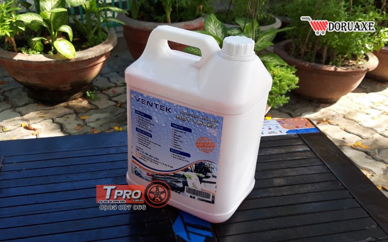 dung dich rua xe bot tuyet ventek 5 lit 2