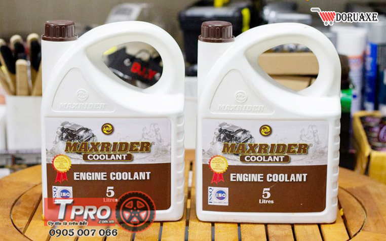 dung dich giam nhiet maxrider engine coolant 5 lit 2