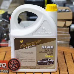 dung dich rua xe bot tuyet maxrider powerfull 5 lit 1