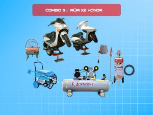 bộ rửa xe máy chuyên nghiệp