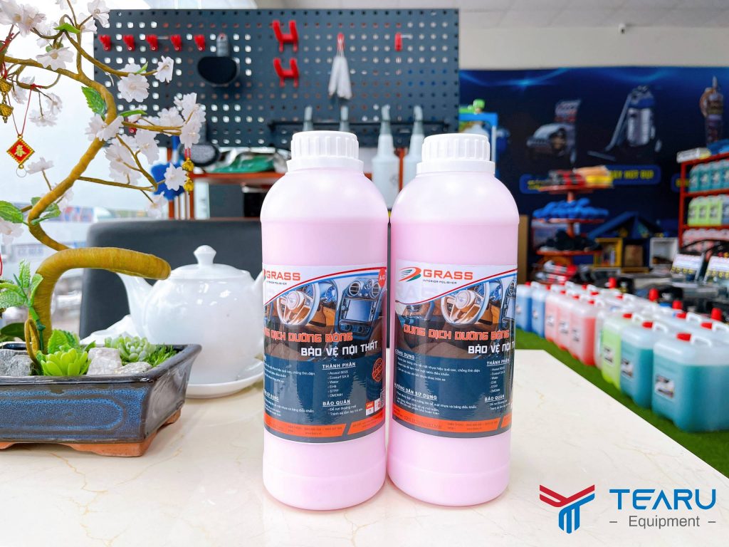 Dung dịch làm bóng bảo dưỡng nội thất ô tô Grass 1 lít Dung dịch làm bóng bảo dưỡng nội thất ô tô Grass 1 lít